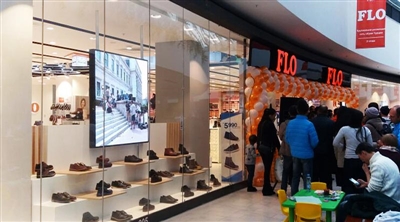 Kazakhstan Flo Store Showcase Led Screen