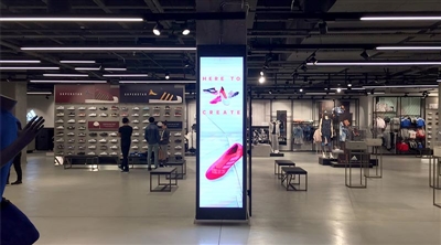 Istinye Park Mall Adidas Column Led Screen