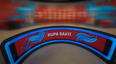 TRT Spor TV Desk Curved Led Screen