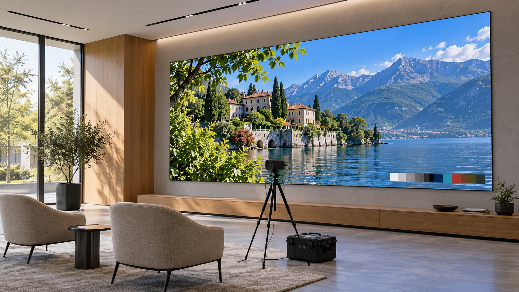 Concept LED display evaluation area