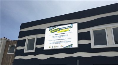 Hyeres Gemeinde Facade LED-Display