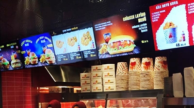 İstanbul Spicy Chick Dış Mekan Led Ekran Projesi