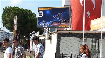 Samsun Ministry of Youth and Sports Outdoor Led Screen Project