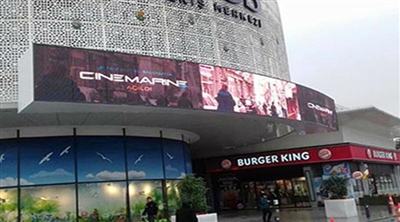 İstanbul Rings AVM Cinemarine Dış Mekan Led Ekran Projesi