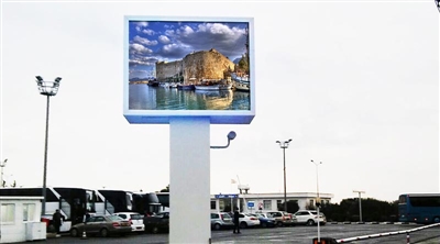 Kıbrıs Ercan Havaalanı Dış Mekan Led Ekran Projesi