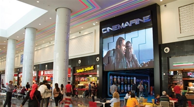 Tekirdağ Trend Mall Cinemarine İç Mekan Led Ekran Projesi