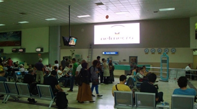 Samsun Havaalanı İç Mekan Led Ekran Projesi