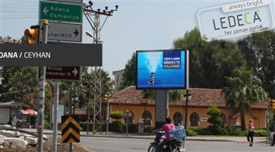 Adana Ceyhan Açık Hava Led Ekran Projesi