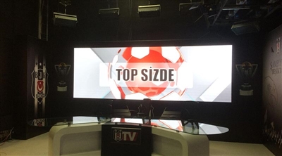 BEŞİKTAŞ TV Stüdyo İç Mekan Led Ekran Projesi