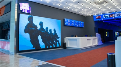 Eyup Park Mall Melek Cinema Foyer Indoor Led Screen