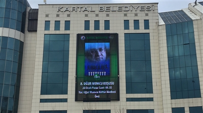 Kartal Municipality Facade Mesh Led Screen