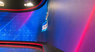 TRT Arapça Stüdyosu Curved Led Ekran Projesi 1