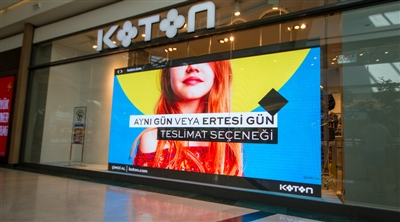 Beyoğlu Koton İç Mekan Led Ekran Projesi