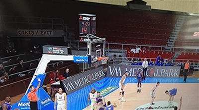 Turkey Basketball Federation Led Application for Basketball Stadiums Stanchion