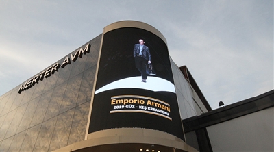 Merter Mall Facade Curved Led Screen