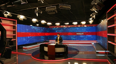 Akit Tv Broadcast Studio Led Screen