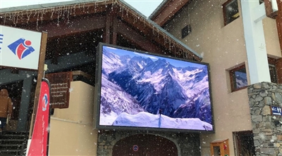 Les Deux Alpes Ski Center LED-Display