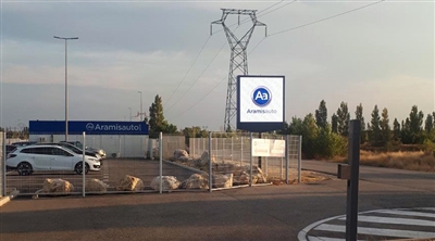 Aramis Auto Monopole Plakatwand LED-Display
